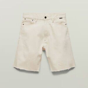 G-Star Type 89 Bermuda Shorts Size 27 US 4 Cream Ecru
